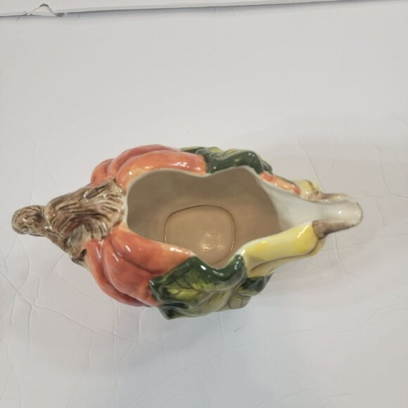 Bico Vintage Autumn Gourd Gravy Boat / Pitcher, Ceramic, EUC - Picture 5 of 9